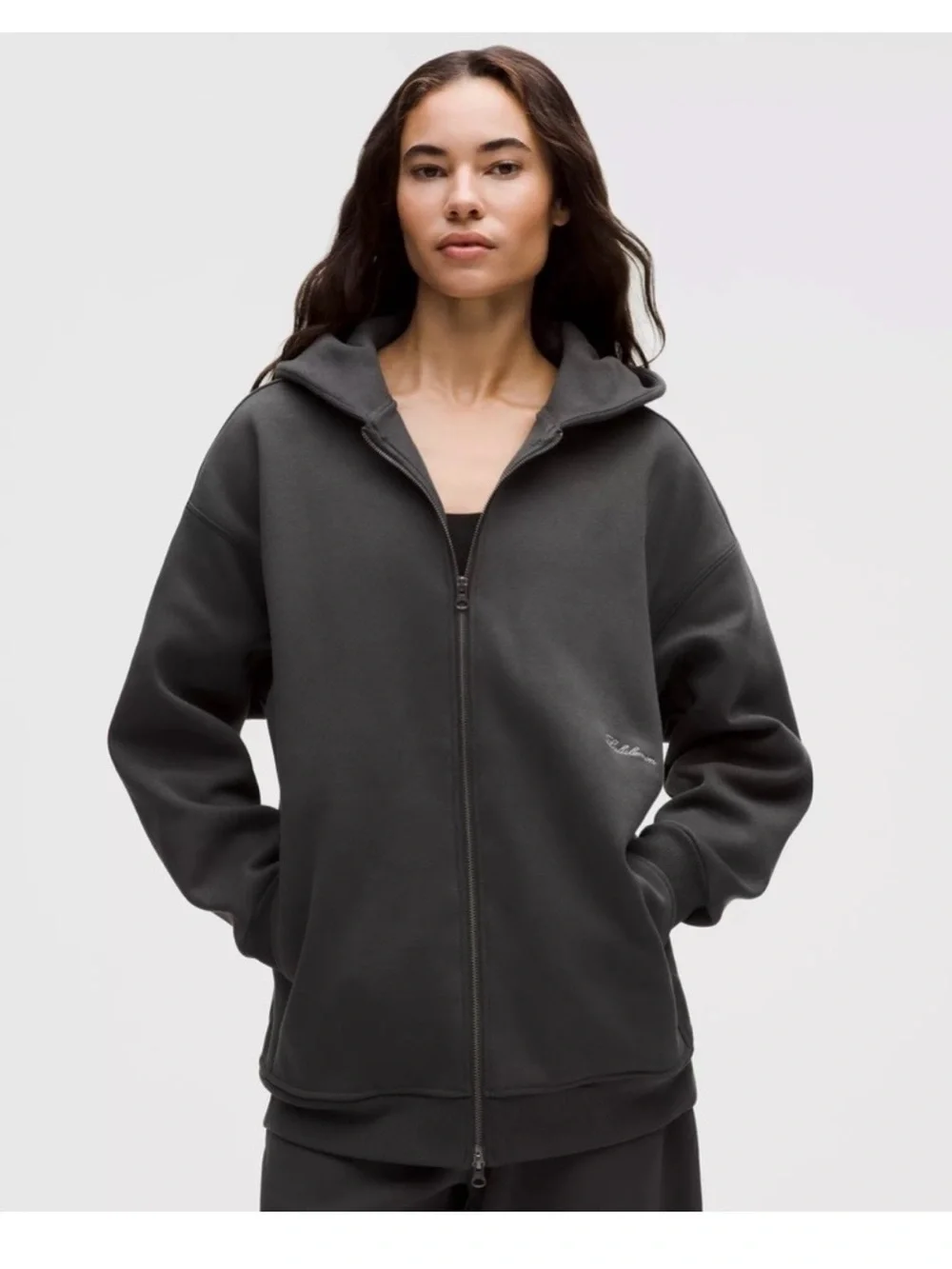 Lululemon Big cozy ultra zip up sweatshirt & big cozy ultra oversized wide leg S
